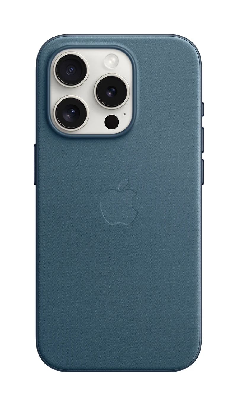Apple iPhone 15 Pro FineWoven Case with MagSafe - Pacific Blue