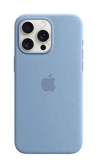 Apple iPhone 15 Pro Max Silicone Case with MagSafe - Winter Blue