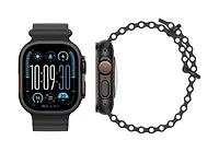 Apple Watch Ultra 2 GPS + Cellular 49mm Black Titanium Case with Black Ocean Band (Demo)