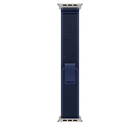 42mm/44mm/45mm/46mm/49mm Blue Trail Loop - M/L - Natural Titanium Finish