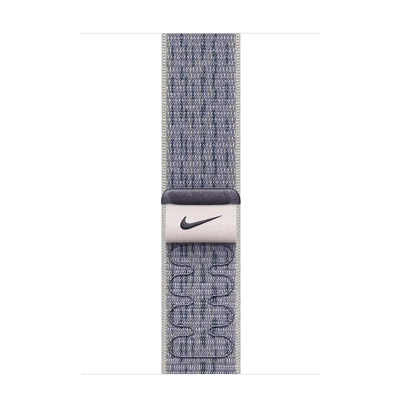 Apple 42mm/44mm/45mm/46mm/49mm Grey/Blue Nike Sport Loop