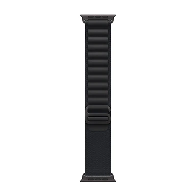 42mm/44mm/45mm/46mm/49mm Black Alpine Loop - Large - Black Titanium Finish