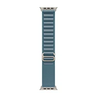 44mm/45mm/46mm/49mm Light Blue Alpine Loop - Large - Natural Titanium Finish