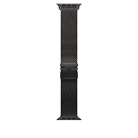 44mm/45mm/46mm/49mm Black Titanium Milanese Loop - Medium