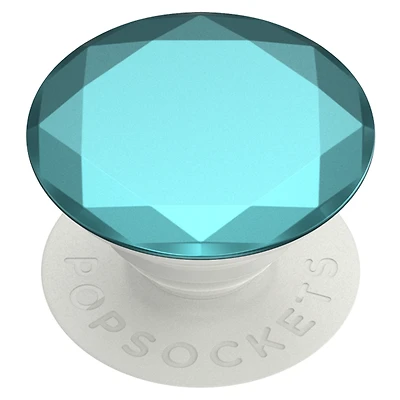 PopSockets PopGrip Metallic Diamond - Aquarius Blue