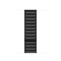 Apple Watch 40mm Black Leather Link Band - Small / Medium