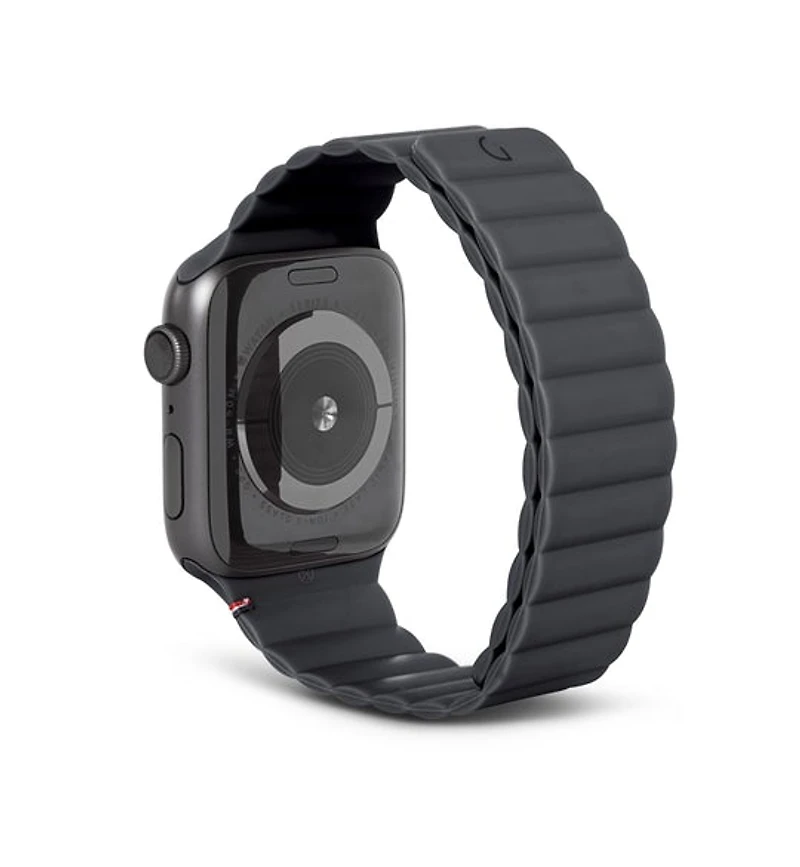 Decoded Silicone Magnetic Traction Strap for Apple Watch 38/40/41mm - Charcoal