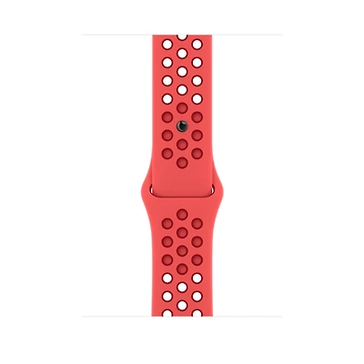 Apple 42/44/45mm Bright Crimson/Gym Red Nike Sport Band