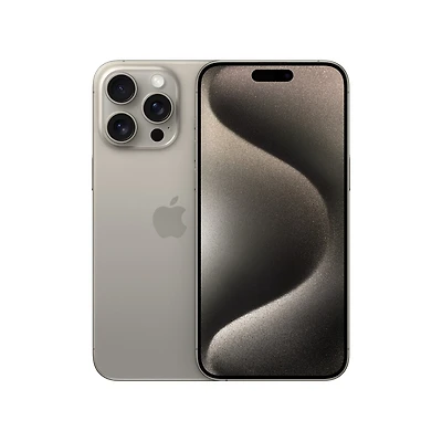 Apple iPhone 15 Pro Max (Natural Titanium, 256GB) - Open Box