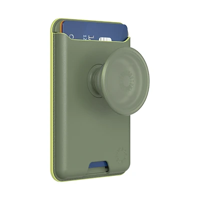 PopSockets SOFT PopWallet+ with MagSafe - Eucalyptus