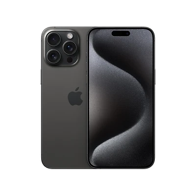 Apple iPhone 15 Pro Max (1TB, Black Titanium) - Open Box