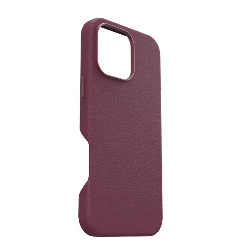 Otterbox Symmetry+ Cactus Leather Case for 16 Pro Max - Maroon Bells