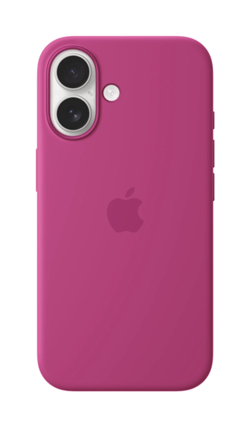 Apple iPhone 16 Silicone Case with MagSafe - Fuchsia