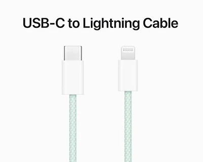 Apple Lightning to USB-C - Green