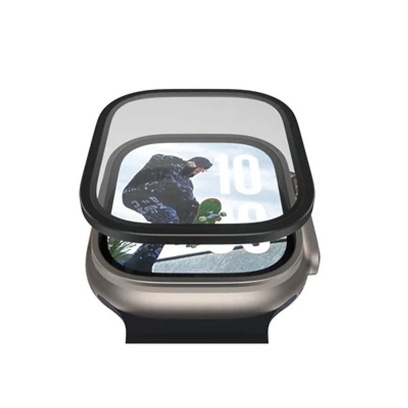 PanzerGlass Full Body Case for Apple Watch Series 11/10 - 42mm - Metallic (Metal Frame)