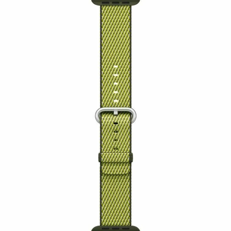 Apple Watch 38/40/41mm Dark Olive Woven Nylon Band (Demo)