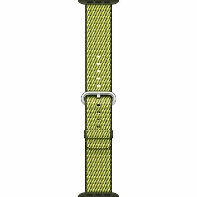 Apple Watch 38/40/41mm Dark Olive Woven Nylon Band (Demo)