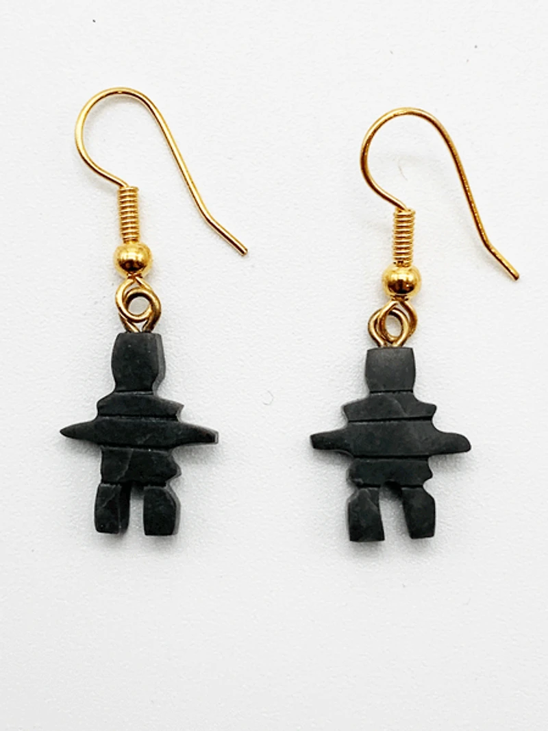 Inukshuk Earrings - Gilbert Inukpuk