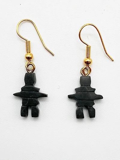 Inukshuk Earrings - Gilbert Inukpuk
