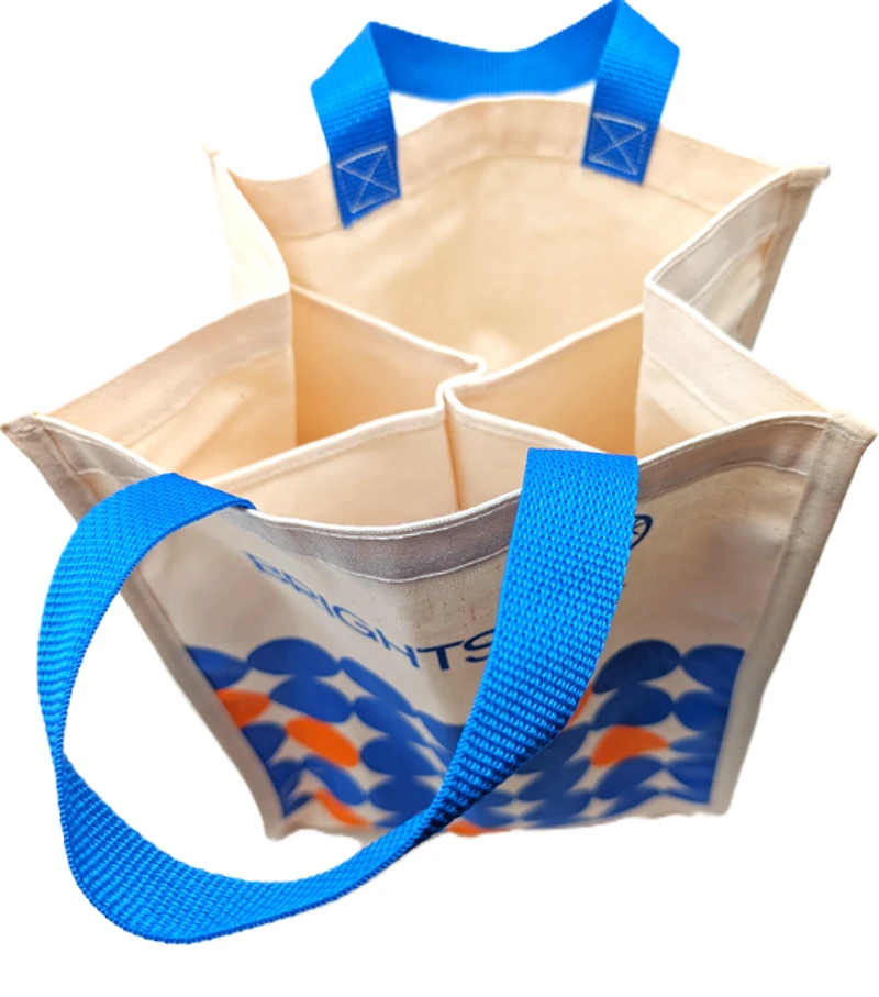 Custom Wine Tote Bag - 1 Colour, 1 Side Printed