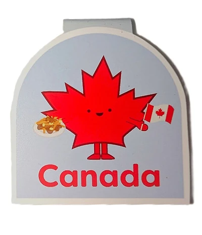 Maple Leaf Poutine Magnetic Bookmark