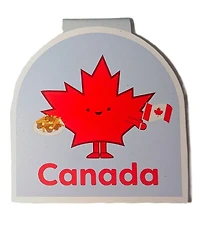 Maple Leaf Poutine Magnetic Bookmark