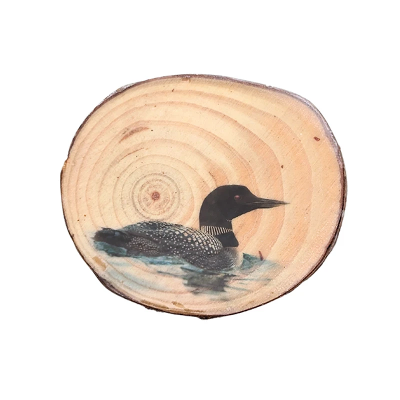 Wooden Magnet - Loon