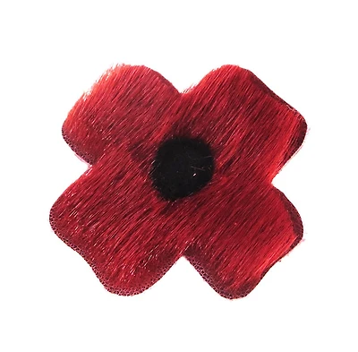 Inuit Sealskin Poppy Pin