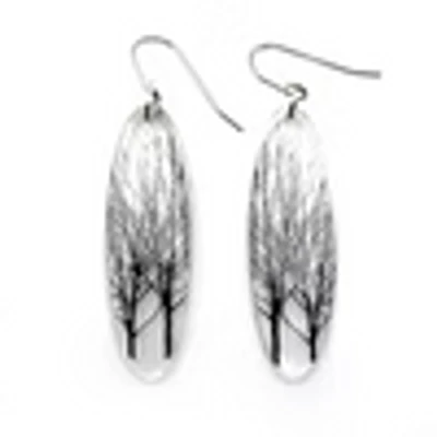 Oval Trees Earrings