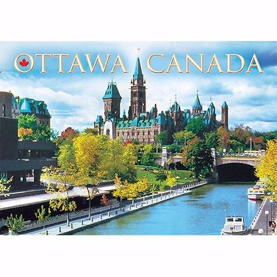 Rideau Canal Ottawa Summer- Postcard