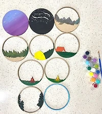 Paint By Layers Craft Kit- Summer Nights Shadow Box