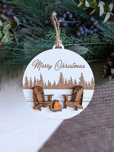 Muskoka Chairs Round Ornament