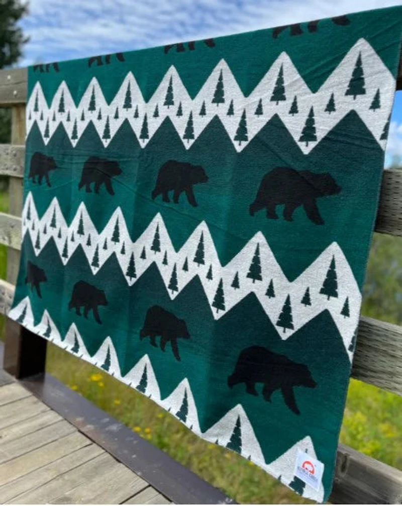 First Nations Throw Blanket - Spirit Bear