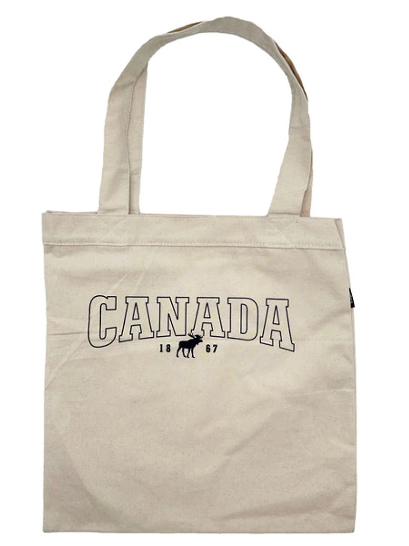 Canada Canvas Tote Bag - Canada Moose