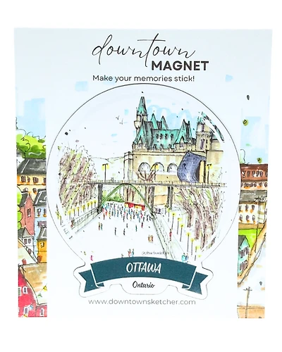 Skating on Rideau Canal Magnet