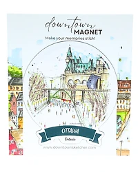 Skating on Rideau Canal Magnet