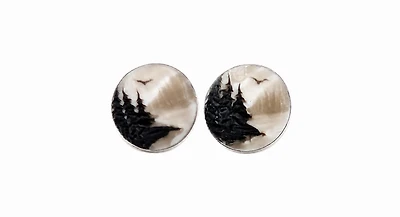 Cedar Mist Post Earrings