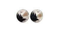 Cedar Mist Post Earrings