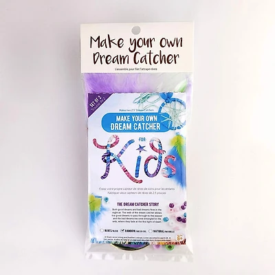 Kids Dream Catcher Kit - Set of 2 Rainbow 2.5"
