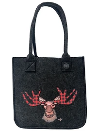 Small Funky Moose Tote Bag