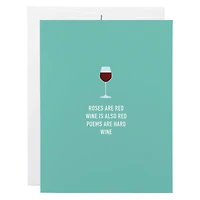 Roses Are Red Card