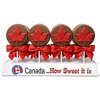 Maple Leaf Milk Chocolate Pop