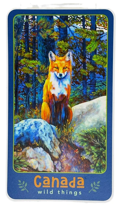 "Wild Encounter" Fox Sticker