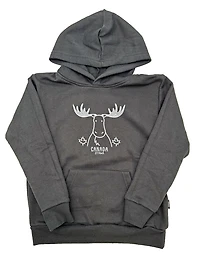 Youth Ottawa Canada Moose Hoodie - Black