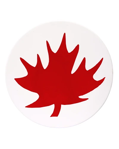 Maple Leaf Logo Coaster