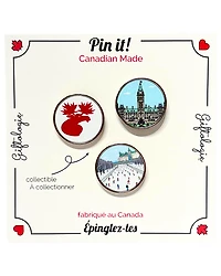 Ottawa Set of 3 Pins