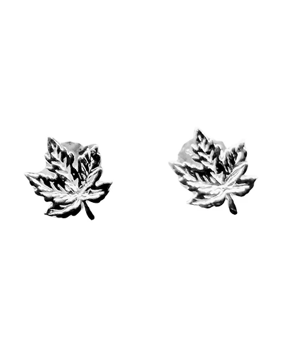 Stud Earrings - Maple Leaf