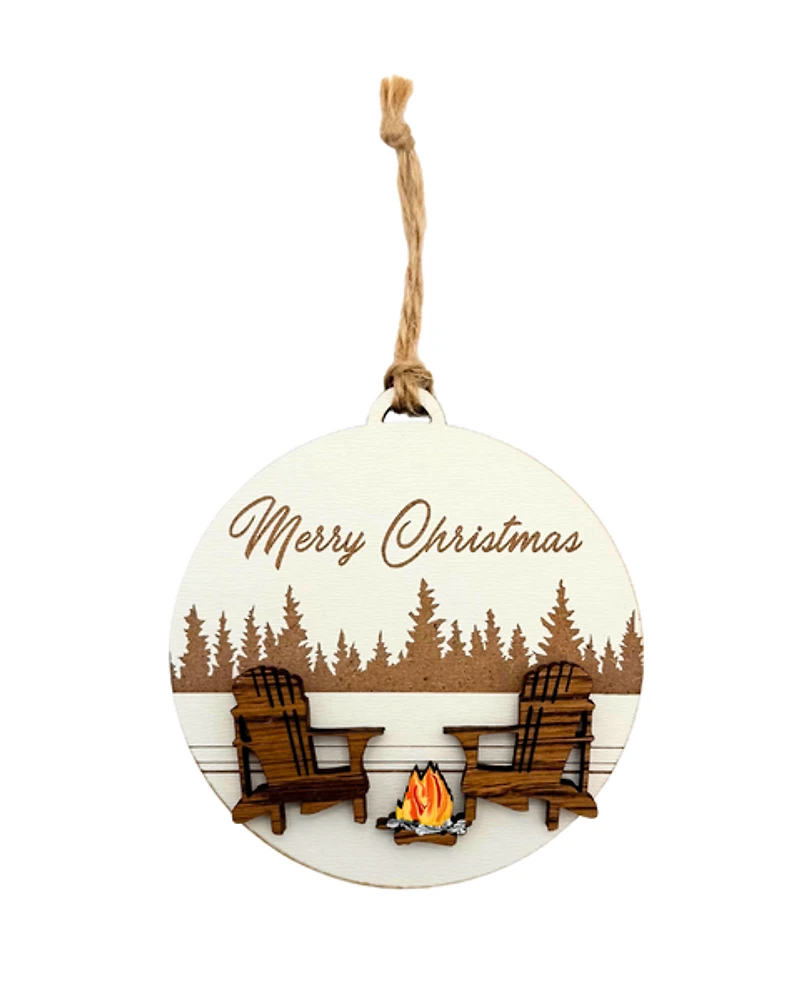 Muskoka Chairs Round Ornament