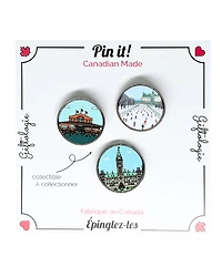 Downtown Ottawa Set of 3 Pins