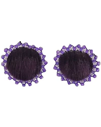 Beaded Sealskin Earrings